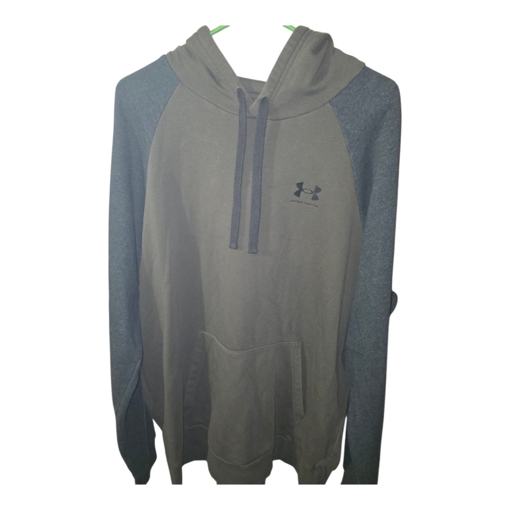 Under Armour Men's Olive and Charcoal Hoodie
